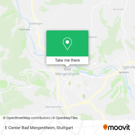 Карта E Center Bad Mergentheim