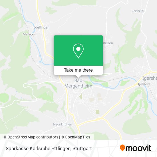 Sparkasse Karlsruhe Ettlingen map