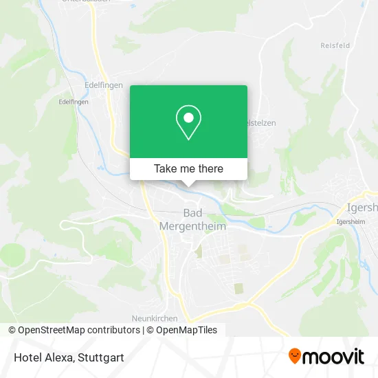 Карта Hotel Alexa