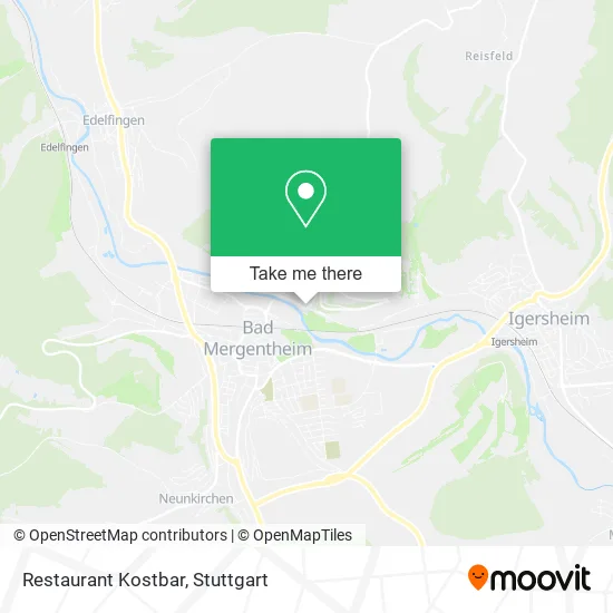 Карта Restaurant Kostbar
