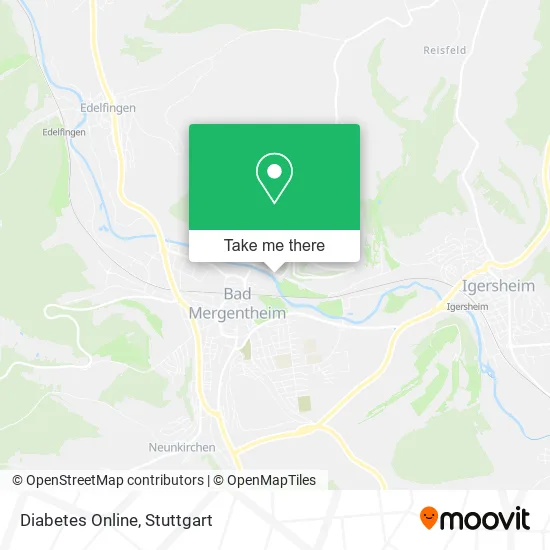 Карта Diabetes Online