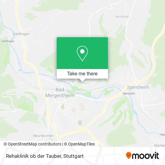 Карта Rehaklinik ob der Tauber