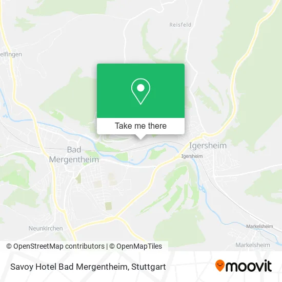 Карта Savoy Hotel Bad Mergentheim
