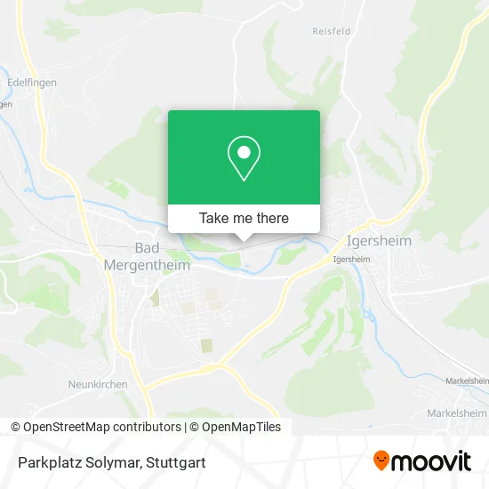 Карта Parkplatz Solymar