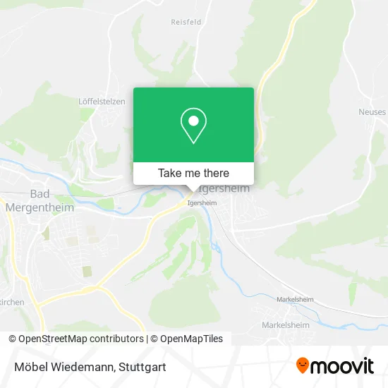 Карта Möbel Wiedemann