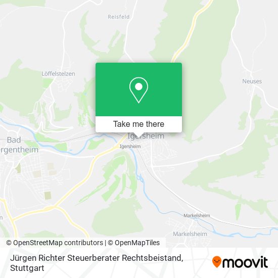 Jürgen Richter Steuerberater Rechtsbeistand map