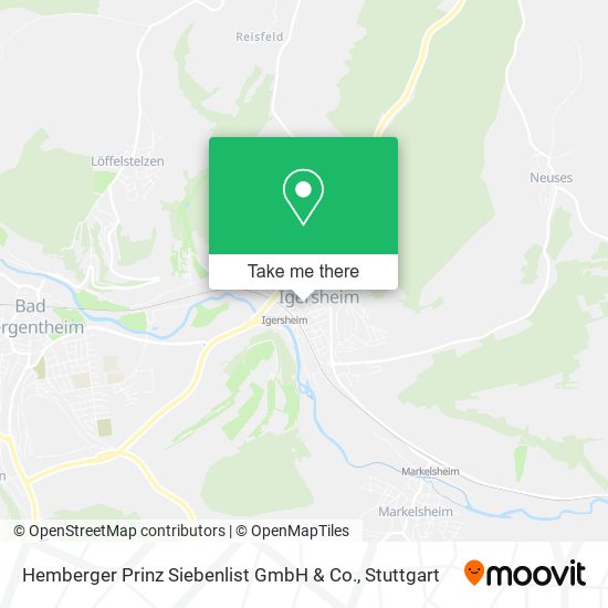 Hemberger Prinz Siebenlist GmbH & Co. map