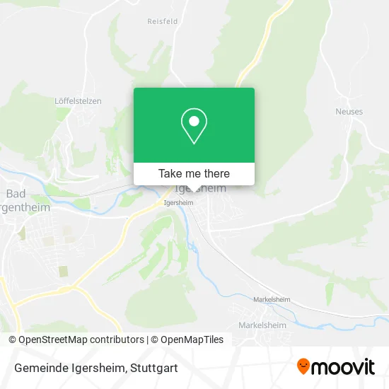 Карта Gemeinde Igersheim