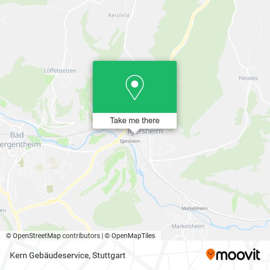 Kern Gebäudeservice map
