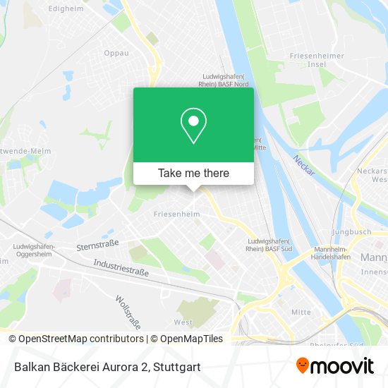 Balkan Bäckerei Aurora 2 map