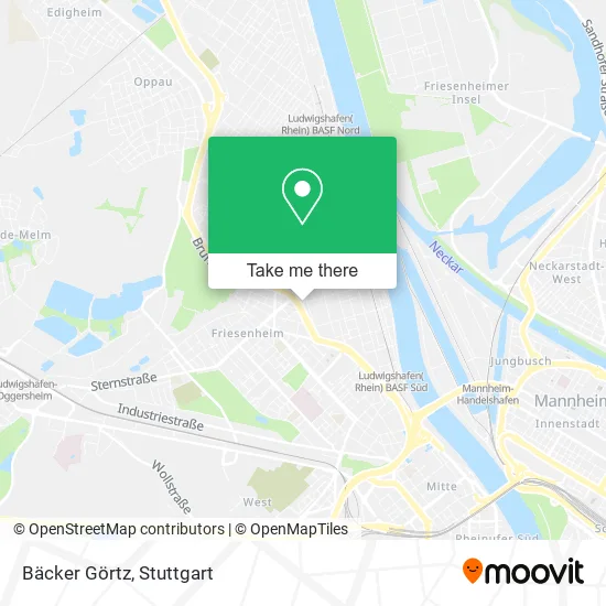 Карта Bäcker Görtz