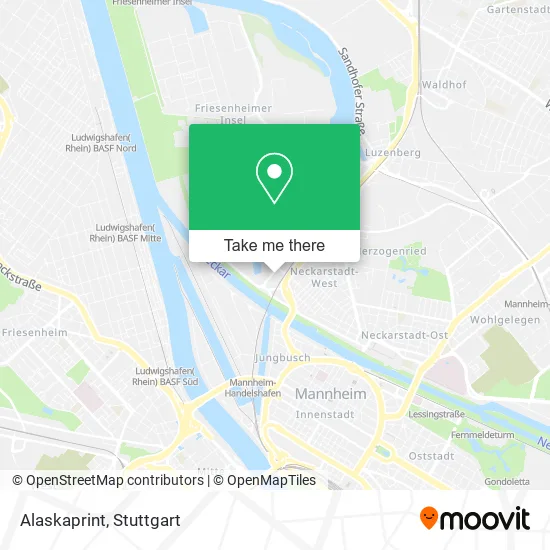 Карта Alaskaprint