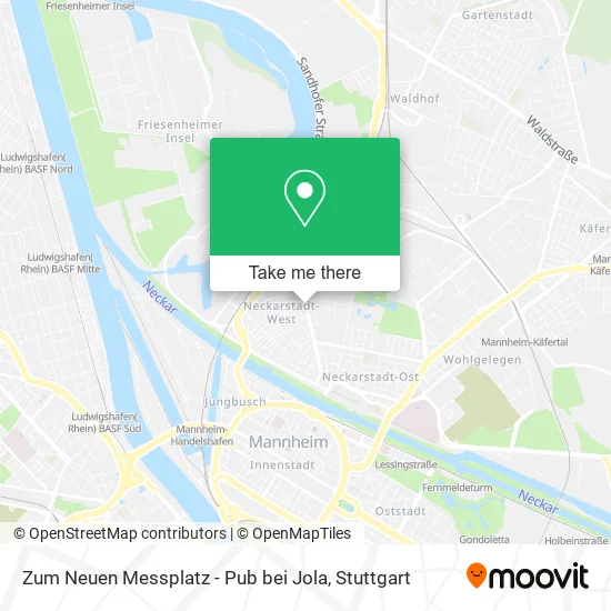 Карта Zum Neuen Messplatz - Pub bei Jola