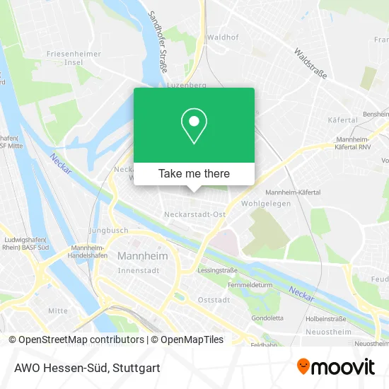 Карта AWO Hessen-Süd