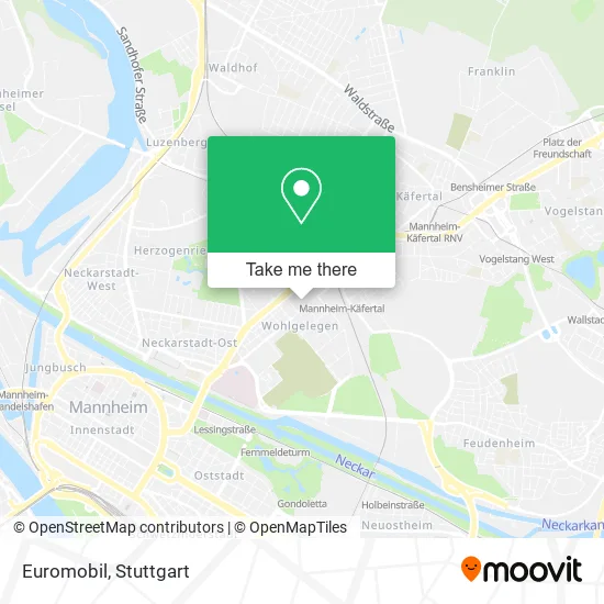 Карта Euromobil