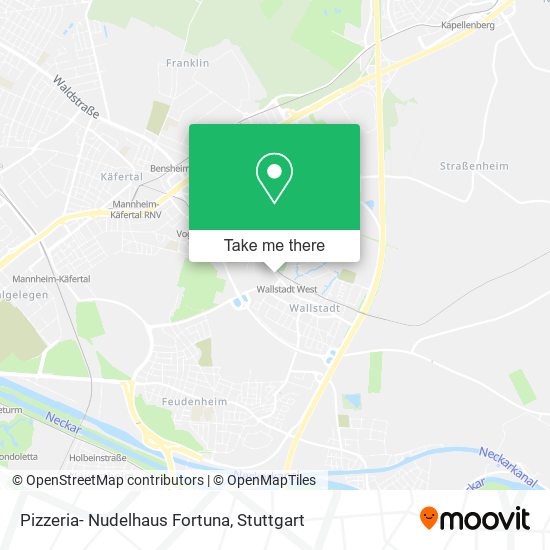 Pizzeria- Nudelhaus Fortuna map