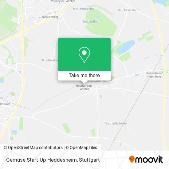Gemüse Start-Up Heddesheim map