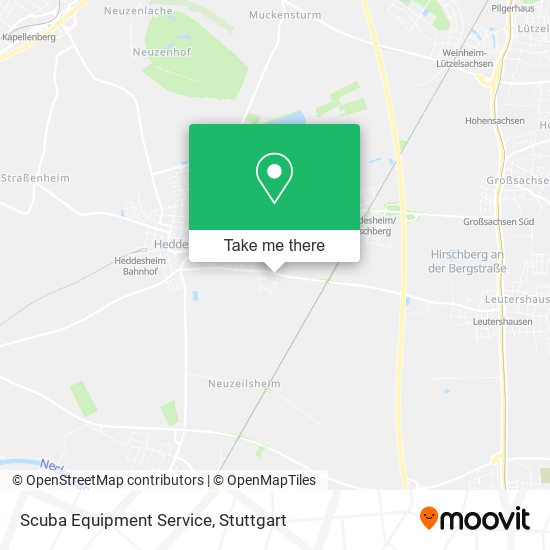 Карта Scuba Equipment Service