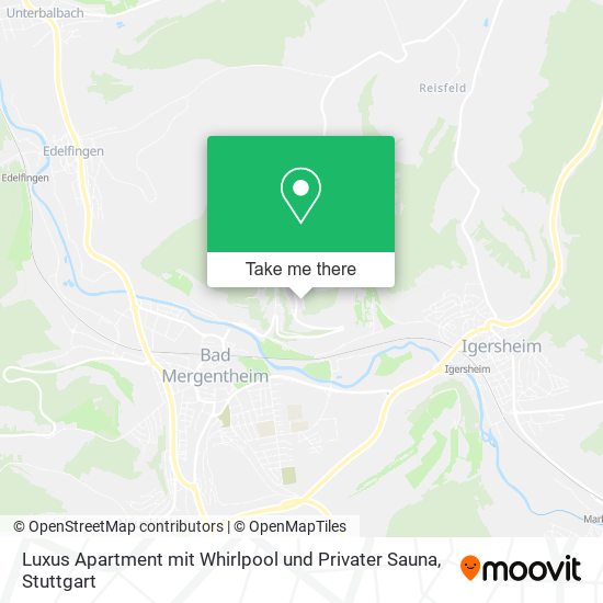 Luxus Apartment mit Whirlpool und Privater Sauna map