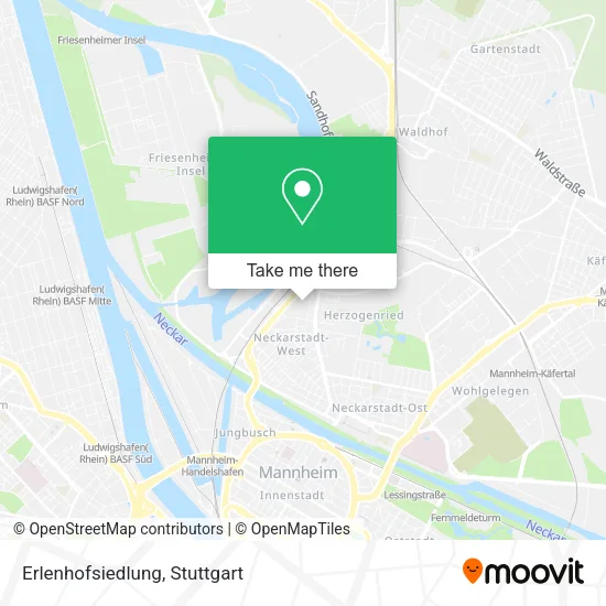 Карта Erlenhofsiedlung