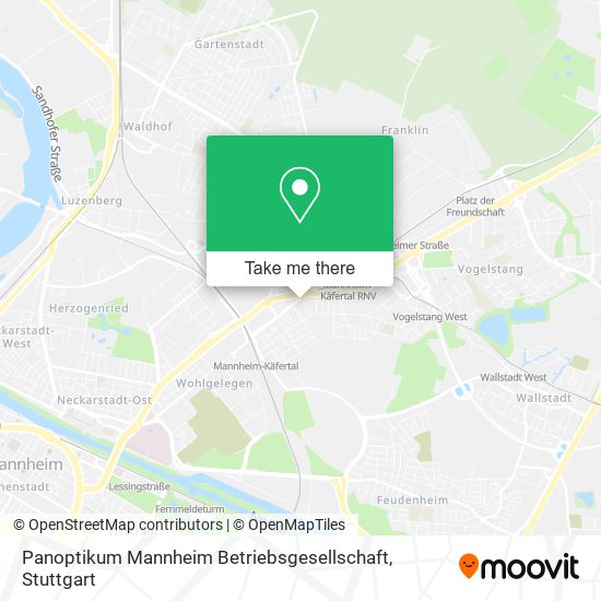 Карта Panoptikum Mannheim Betriebsgesellschaft