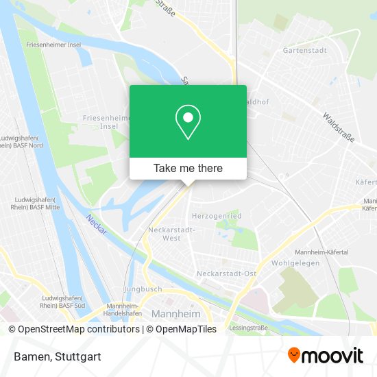 Bamen map