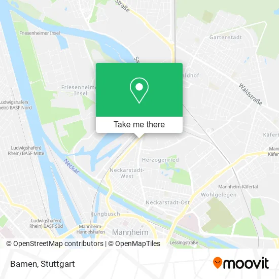 Карта Bamen