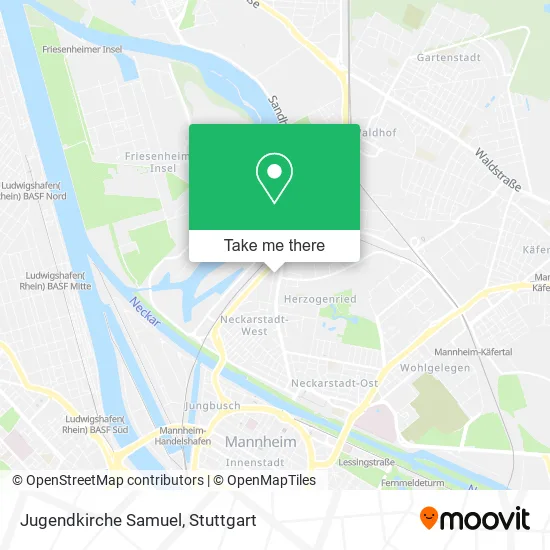 Jugendkirche Samuel map