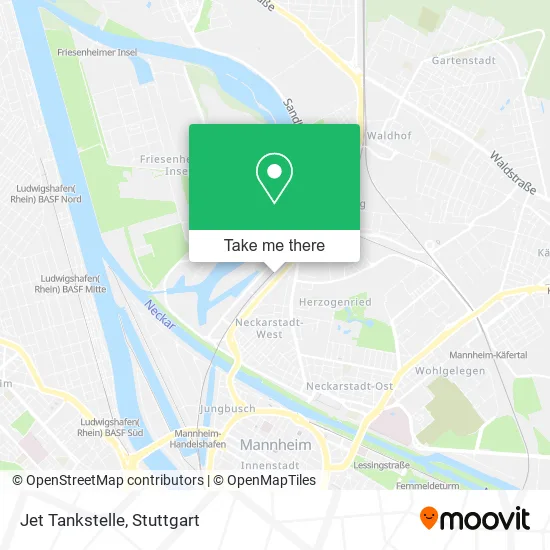 Карта Jet Tankstelle