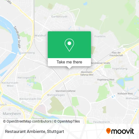 Карта Restaurant Ambiente