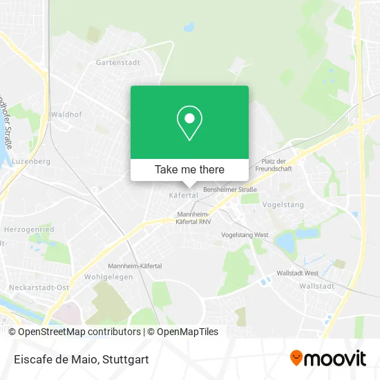 Карта Eiscafe de Maio