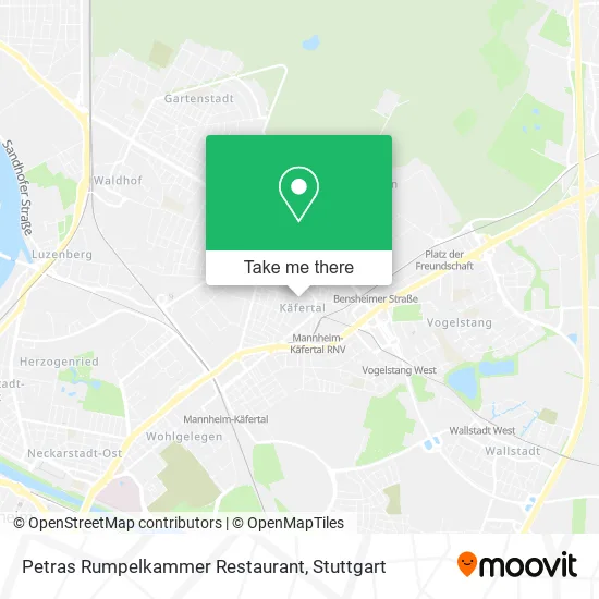 Карта Petras Rumpelkammer Restaurant