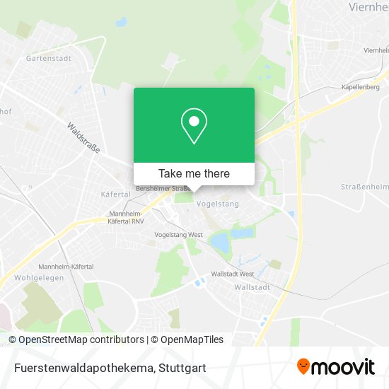 Fuerstenwaldapothekema map