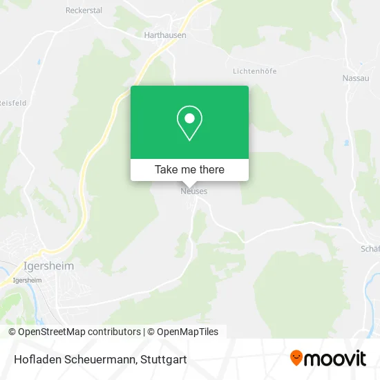 Карта Hofladen Scheuermann