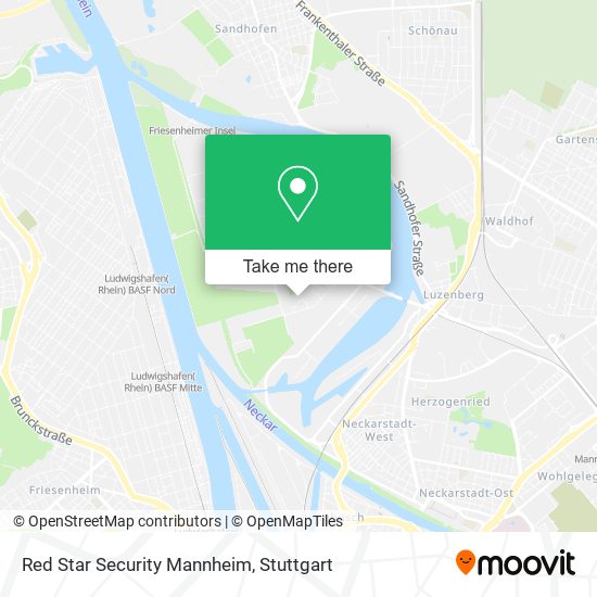 Red Star Security Mannheim map