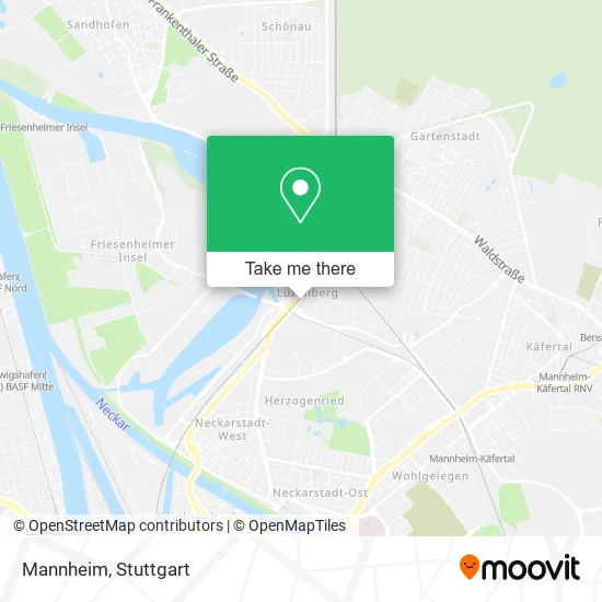 Карта Mannheim