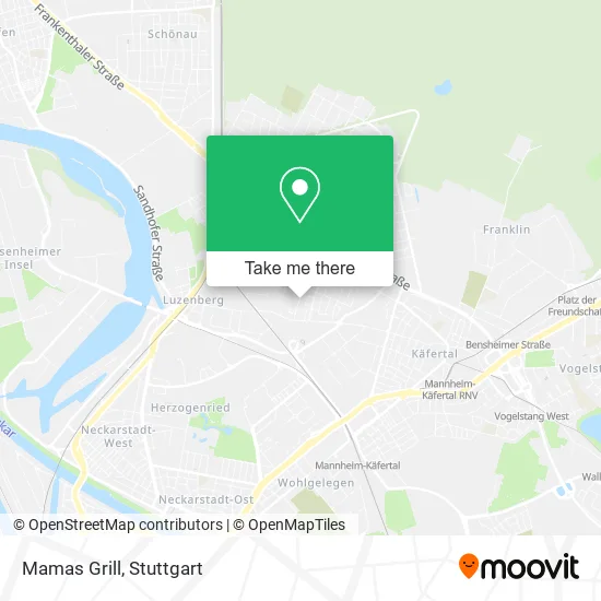 Карта Mamas Grill