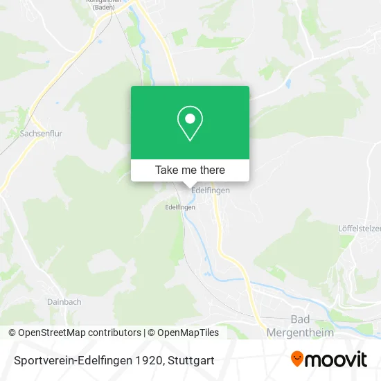 Карта Sportverein-Edelfingen 1920