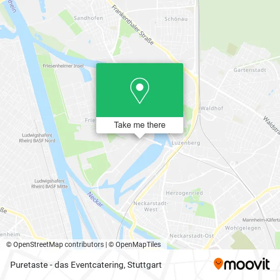 Карта Puretaste - das Eventcatering