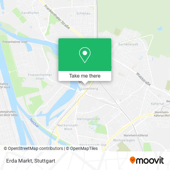 Карта Erda Markt