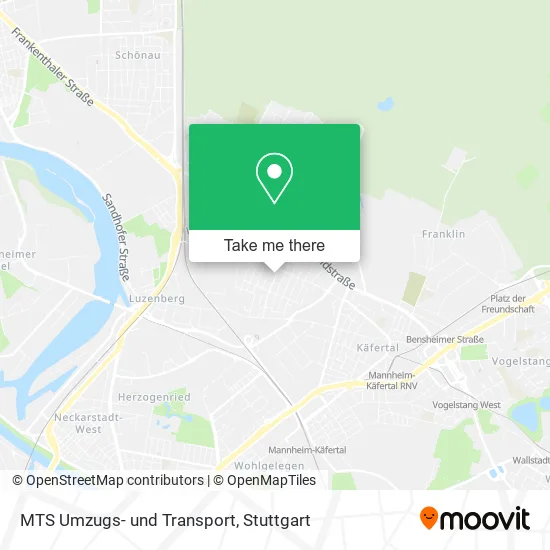 Карта MTS Umzugs- und Transport