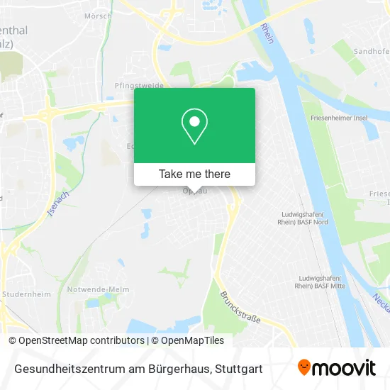 Карта Gesundheitszentrum am Bürgerhaus