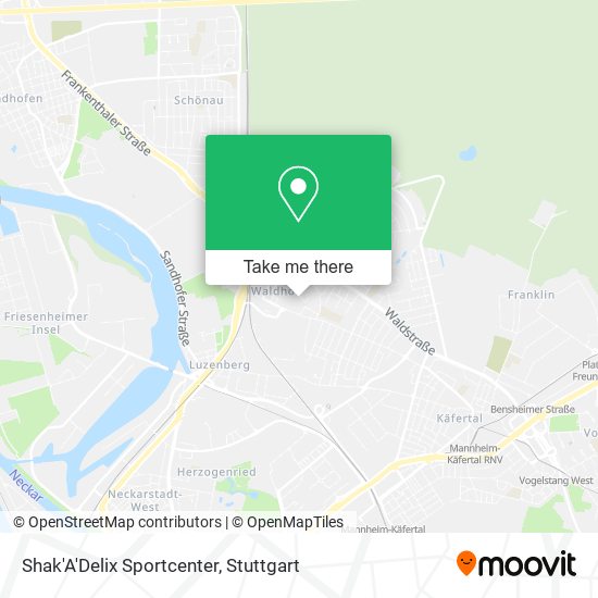 Shak'A'Delix Sportcenter map