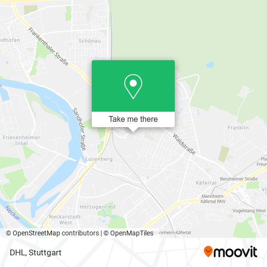 Карта DHL