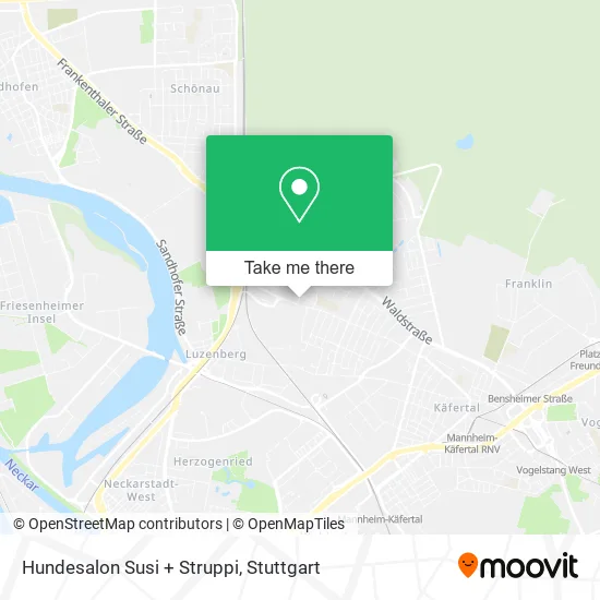 Карта Hundesalon Susi + Struppi
