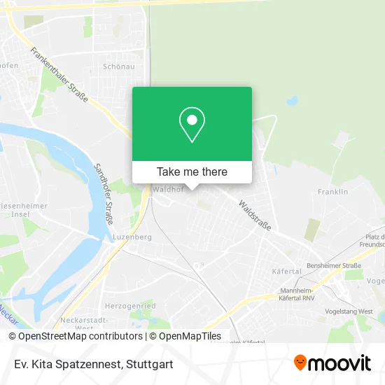 Карта Ev. Kita Spatzennest