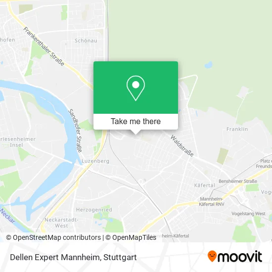 Карта Dellen Expert Mannheim