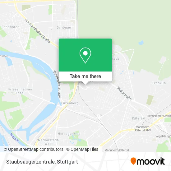 Карта Staubsaugerzentrale