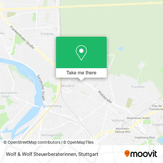 Карта Wolf & Wolf Steuerberaterinnen