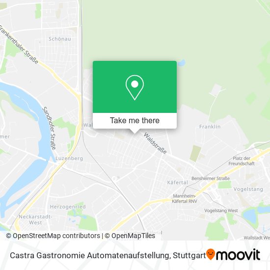 Castra Gastronomie Automatenaufstellung map